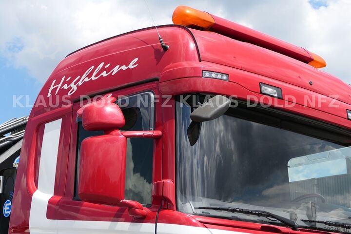 LKW mit Pritsche (offen) SCANIA R 490 Pritsche Kran Effer Funk Lift-/Lenkachse