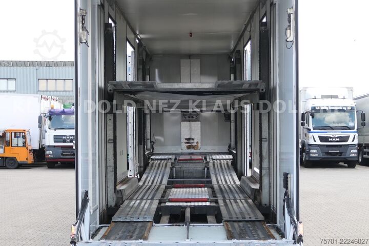 Autotransporter LKW SCANIA R450 Autotransporter Komplettzug Kässbohrer
