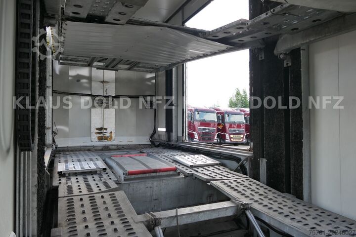 Autotransporter LKW SCANIA R450 Autotransporter Komplettzug Kässbohrer