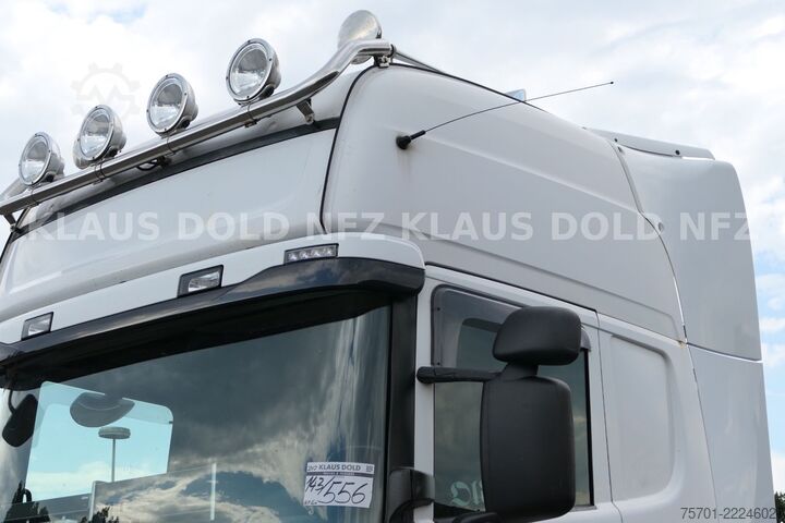 Autotransporter LKW SCANIA R450 Autotransporter Komplettzug Kässbohrer