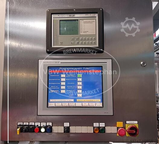 Glass bottle filler and capper Krones 