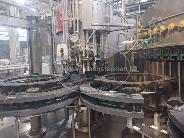 Glass bottle filler and capper Krones 