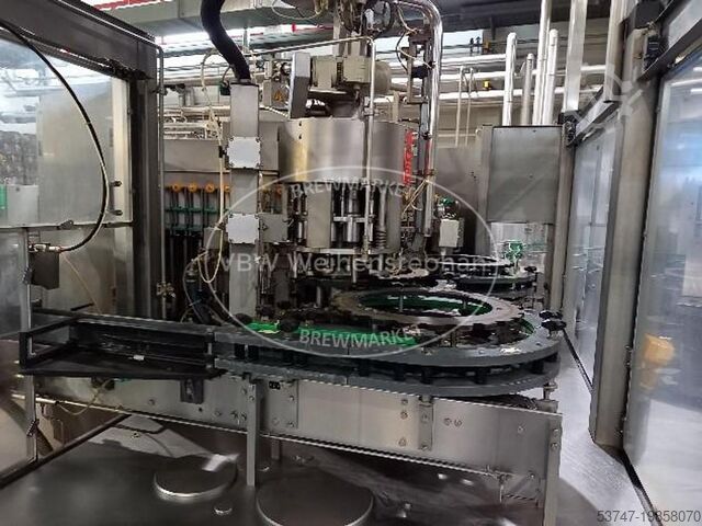 Glass bottle filler and capper Krones 