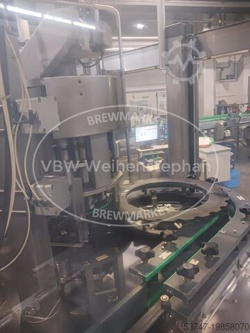 Glass bottle filler and capper Krones 