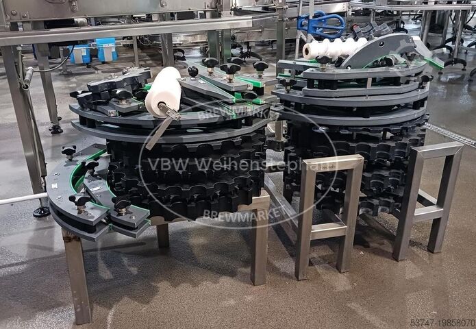 Glass bottle filler and capper Krones 