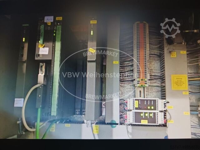 Glass bottle filler and capper Krones 