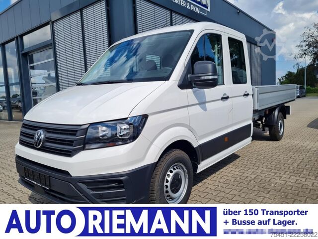 Sonderausbau-Transporter VW Crafter 35 Pritsche Doka 7-Sitze L4 AHK KLIMA ALLWETTER