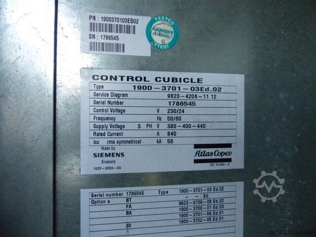 Schraubenkompressor 315 kW GA315VSD Atlas Copco GA315VSD