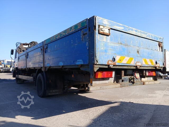 Open cargo box + crane MAN 12.192