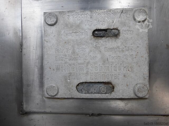 Tank trailer / stainless steel pressure vessel  