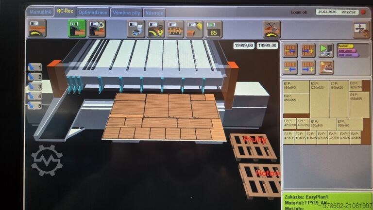 Plattenaufteilsäge HOLZ-HER 6210