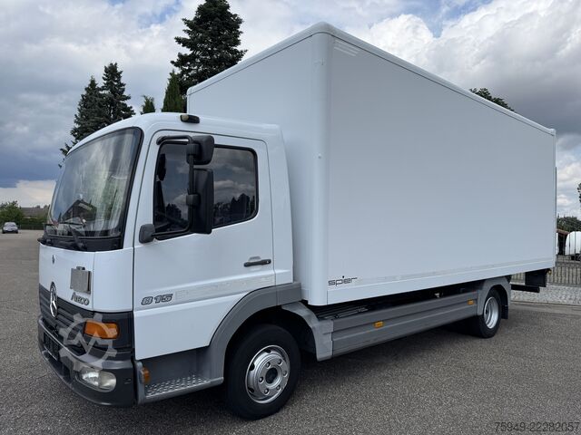 Atego 815 box truck 6.10m, tail lift, 3 seats, trailer hitch Mercedes-Benz Atego 815 Koffer 6,10m LBW, 3.Sitze, AHK