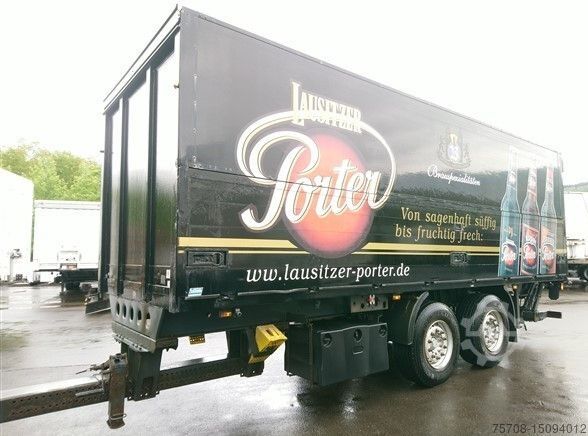 Beverage trailer 7,3m Tandem Schwenkwand*2to LBW*18 Pal*Zertifika
