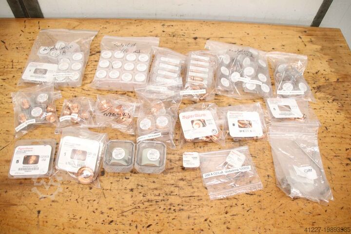 Plasma torch accessories 126 pieces extensive range Hypertherm MAX200 HT2000