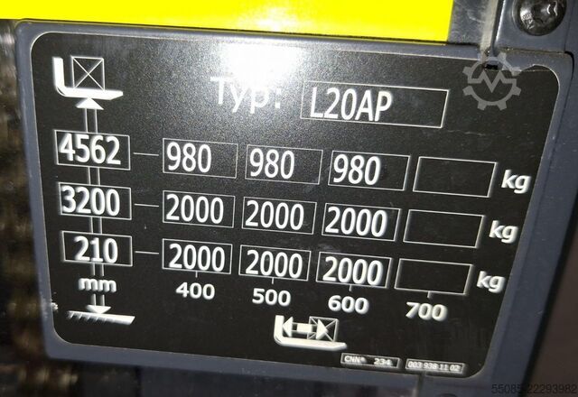 High Lift stacker Linde L20APi