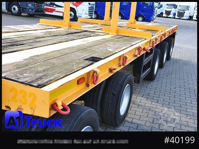 Low loader trailer GOLDHOFER 5 achs Ballast, Lenkachse, 50to., Schwerlast,