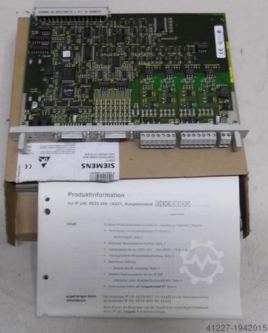 PLC control Siemens Simatic 6ES5 240-1AA21