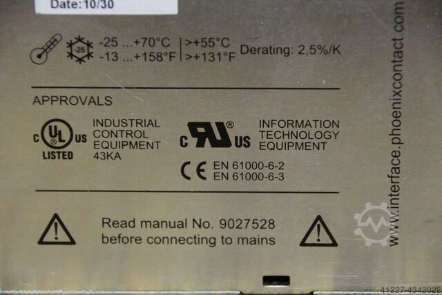 Power adapter Phoenix Contact TRIO-PS/1AC/24DC/10