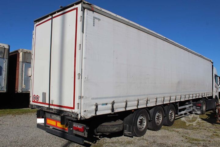 Open semi-trailer with tarpaulin Lecitrailer semirimorchio centinato francese usato