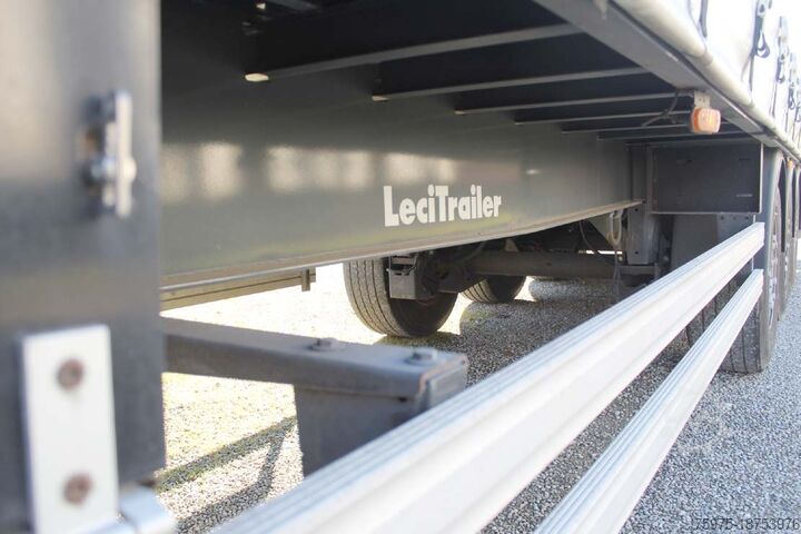 Open semi-trailer with tarpaulin Lecitrailer semirimorchio centinato francese usato