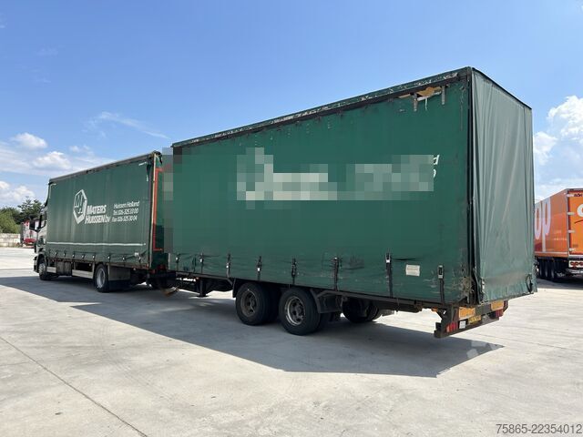 Curtain sided Pacton 16 PG / Wipkar / Mid Axle Trailer / Jumbo - Vol...