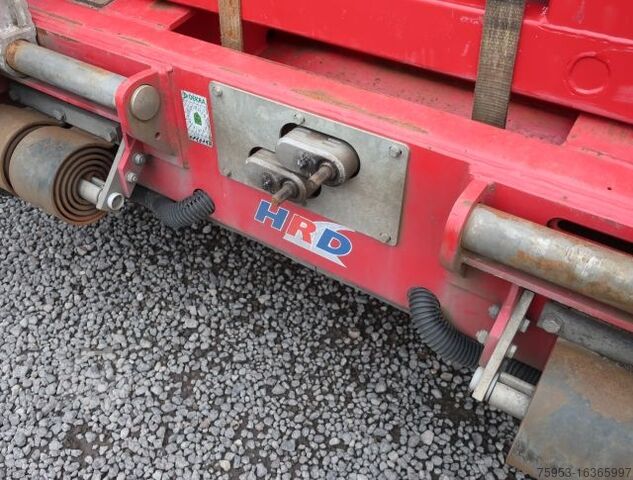 Low loader semitrailer HRD HRD STLM3M Radmulden Rampen Lenkachse