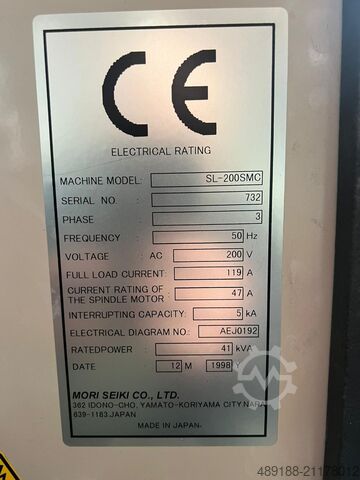 CNC-Drehmaschine Mori Seiki SL 200 SMC