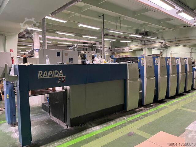 Offset printing press KBA RA 75-4 L