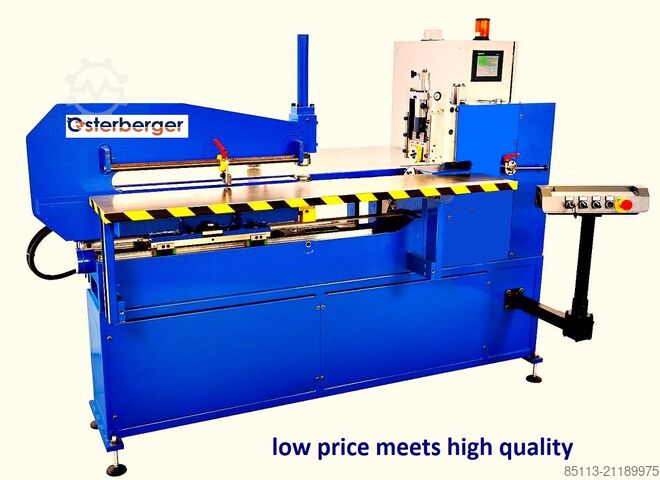 PLC-gesteuerte Kreisschere, Rondenschere OSTERBERGER KS3.1300