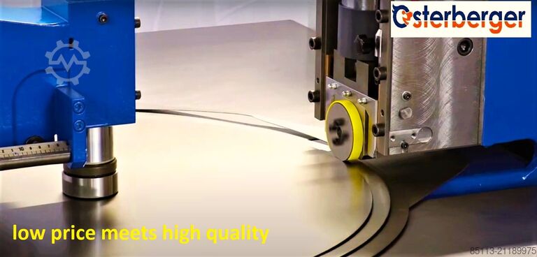 PLC-gesteuerte Kreisschere, Rondenschere OSTERBERGER KS3.1300