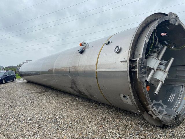 4 x 70 m³ Mehlsilos aus Aluminium Zeppelin 