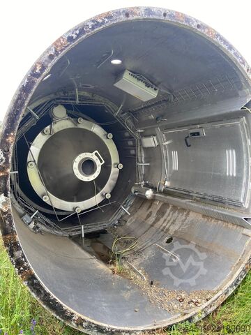 4 x 70 m³ Mehlsilos aus Aluminium Zeppelin 