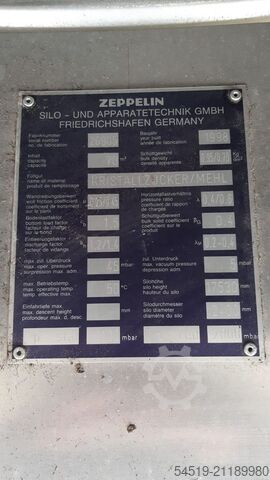 4 x 70 m³ Mehlsilos aus Aluminium Zeppelin 