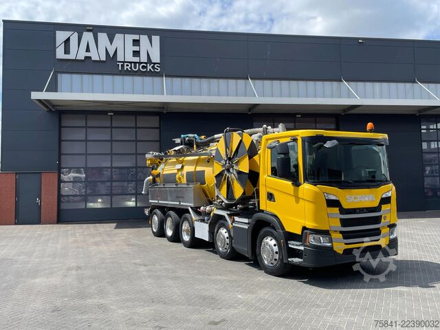 Suction vehicle Scania G500 G 500 10x4*6 Kolkenzuiger Kaiser AquaStar 2