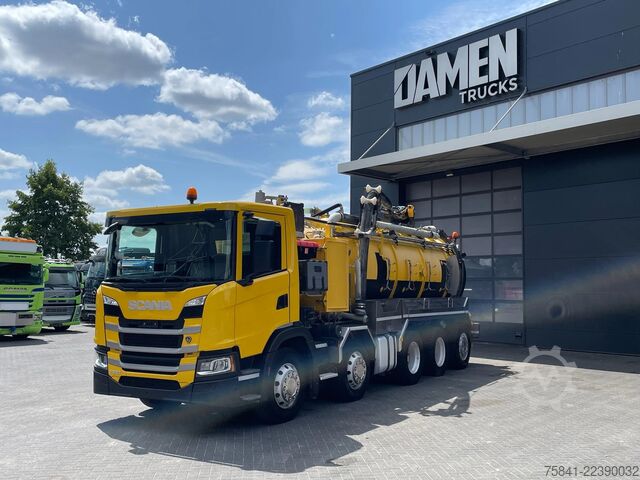 Suction vehicle Scania G500 G 500 10x4*6 Kolkenzuiger Kaiser AquaStar 2