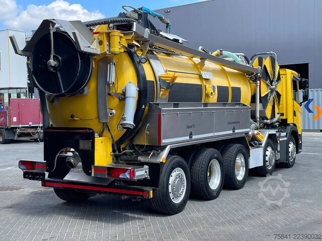 Suction vehicle Scania G500 G 500 10x4*6 Kolkenzuiger Kaiser AquaStar 2