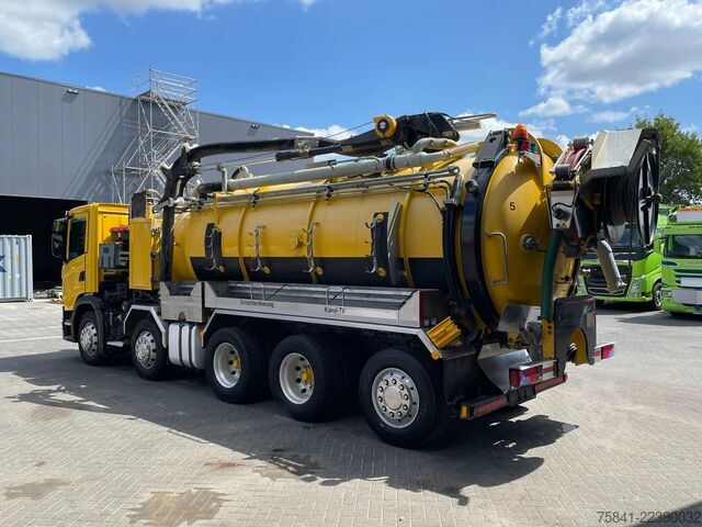 Suction vehicle Scania G500 G 500 10x4*6 Kolkenzuiger Kaiser AquaStar 2