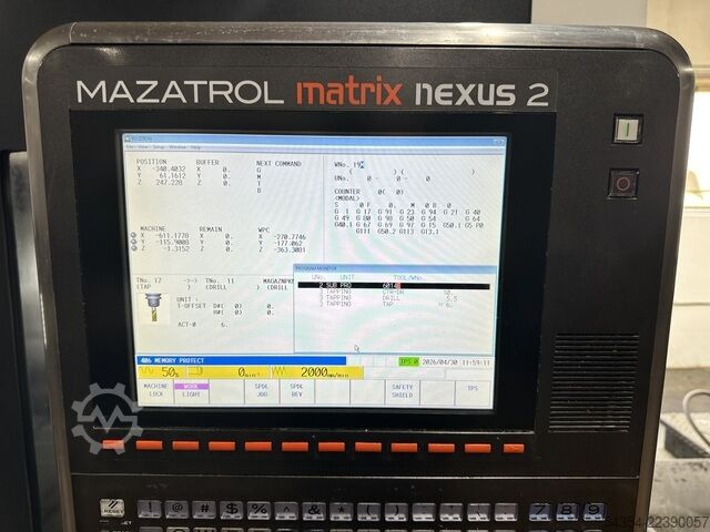 CNC Vertical Machining Centre Mazak Vertical Centre Smart 530C