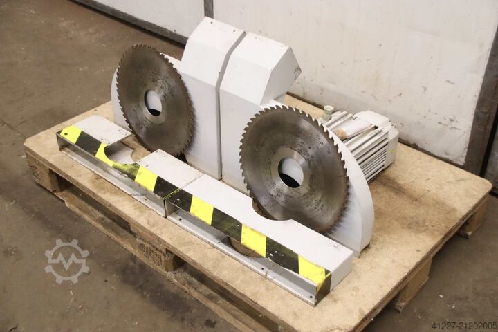 Saw unit from window manufacturing plant (2 pieces) Gubisch Fimec DST H  Sägeblatt Ø 345 mm  H80SB25EF