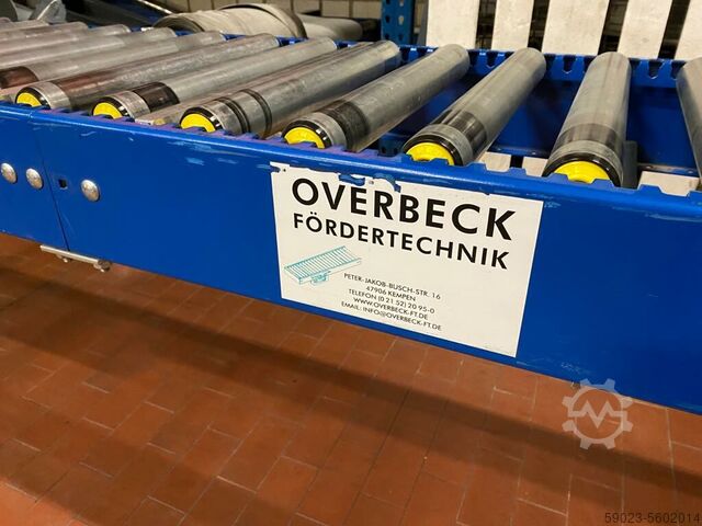 Roller Conveyor Accumulating Roller Conveyor Overbeck QEA WN 1278