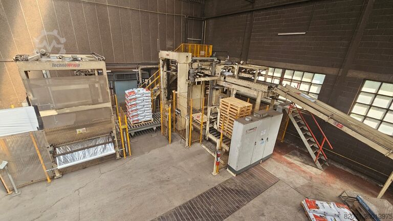 Dosing, bagging, palletizing, wrapping Haver & Boecker / Concetti / Technowrapp DELTA / PS-AA-15S / B150E