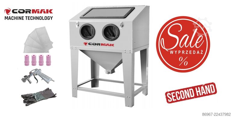 220L Sandblaster - TOP open + DC23 CORMAK KDP220 TOP + odciąg DC23