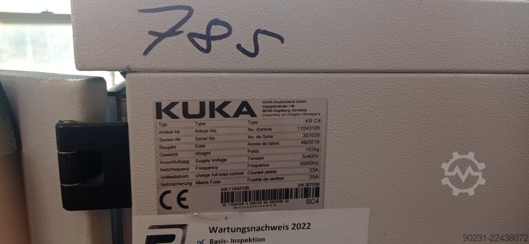 Industrial robot KUKA KRC4 KR 270 R2700 ULTRA REFURBISHED