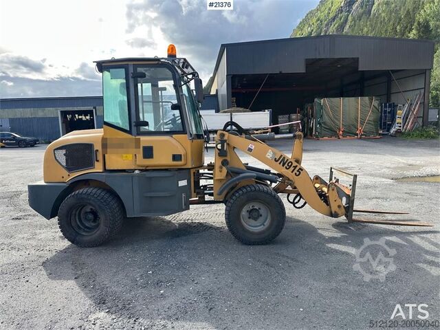 Wheel loader Sino JN 915 wheel loader w/ bucket and pallet forks. Ce