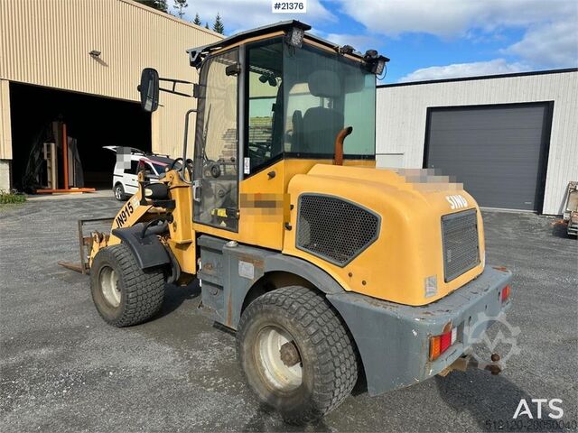 Wheel loader Sino JN 915 wheel loader w/ bucket and pallet forks. Ce