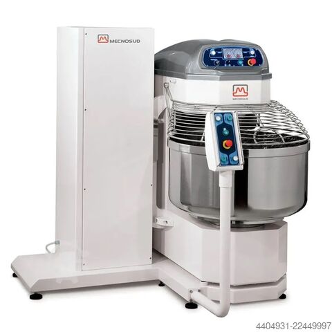 Automatic tilting dough mixer for 160 kg of flour Mecnosud SPRS250