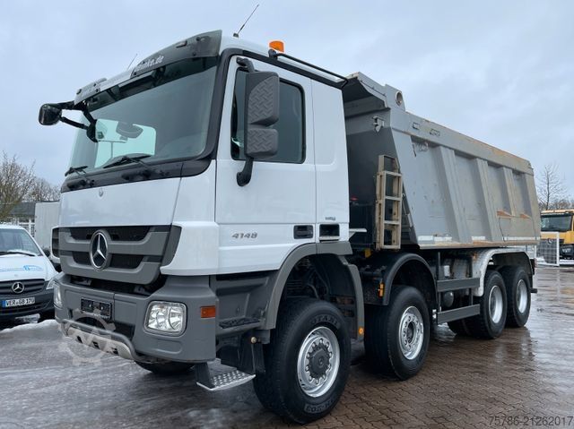 Kipper LKW MERCEDES-BENZ Actros 4148 8x6/ Meiller/ AC/ Retarder/ K-Pedal