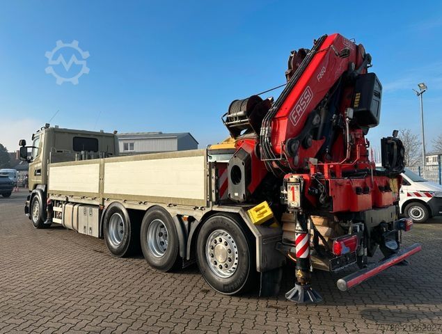 LKW mit Pritsche (offen) SCANIA R450 L 8x4 Fassi F 660 RA 2.28 HE/ Winde/ Funk