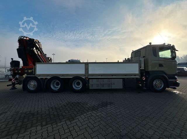 LKW mit Pritsche (offen) SCANIA R450 L 8x4 Fassi F 660 RA 2.28 HE/ Winde/ Funk