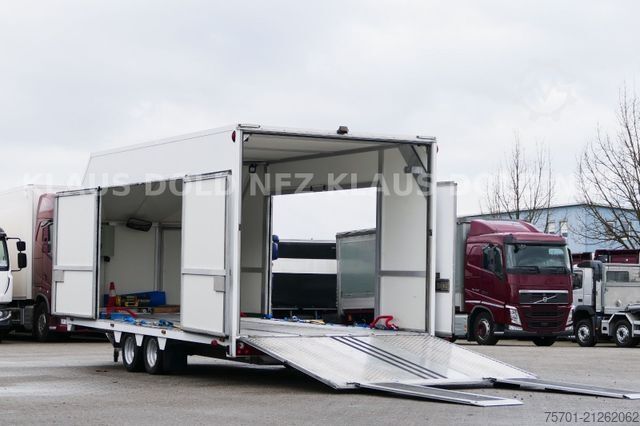 Car carrier trailer  Moetefindt FTK 235 Autotransporter Kofferaufbau